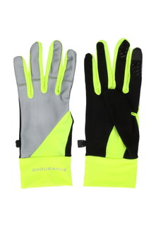 Endurance Gloves Mingus Reflective Neon Yellow/Black Men